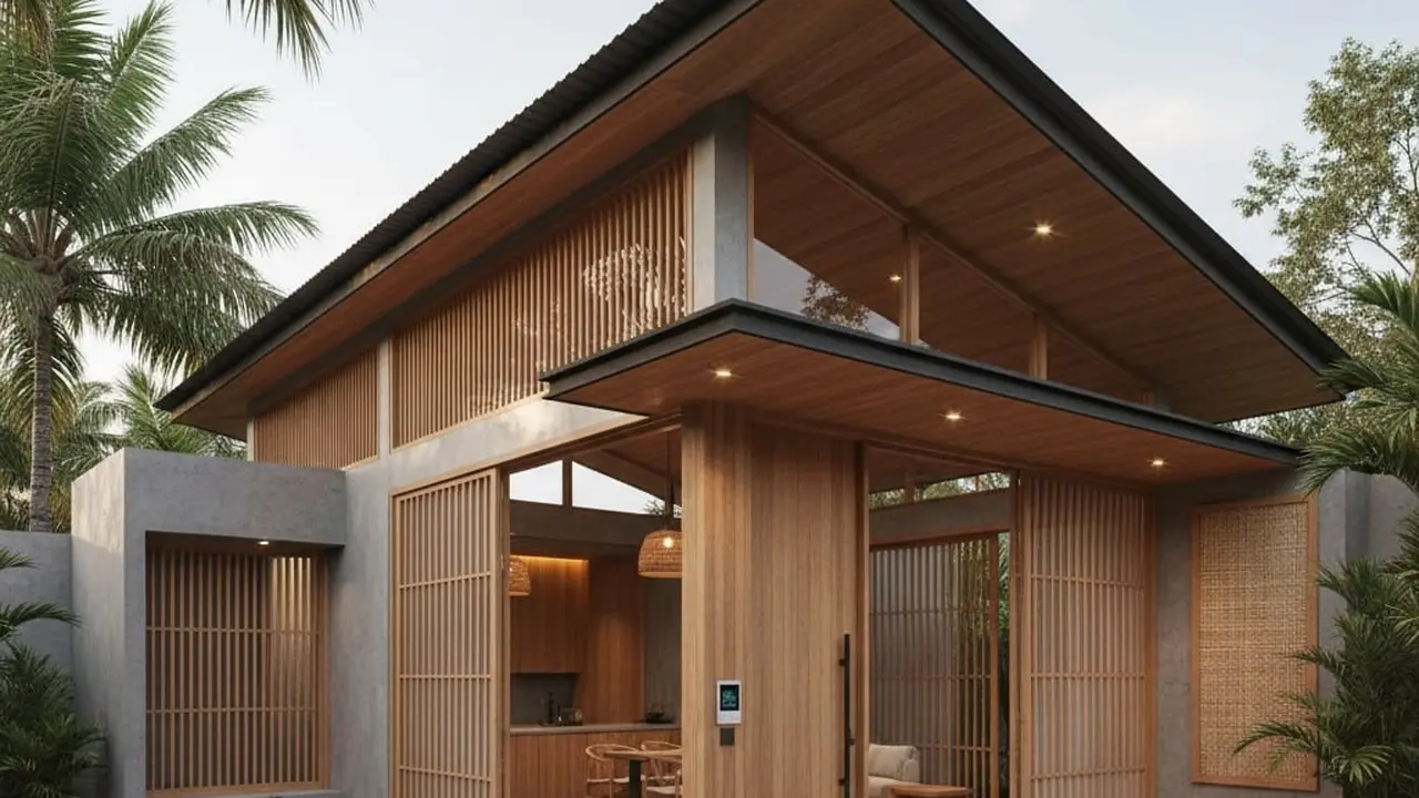 Gambar Desain Rumah Ala Japandi Tren 2025