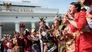 Peringatan Hari Lahir Pancasila menjadi momen untuk merefleksikan kembali nilai-nilai dasar negara yang menjadi pedoman kehidupan berbangsa dan bernegara. (YASUYOSHI CHIBA/AFP)