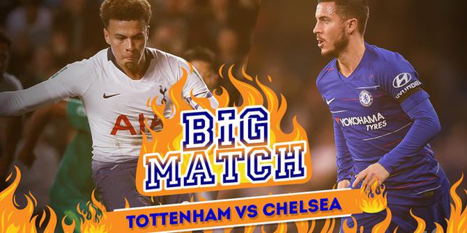 VIDEO: Duel Lini Tengah di Laga Tottenham Hotspur Vs Chelsea