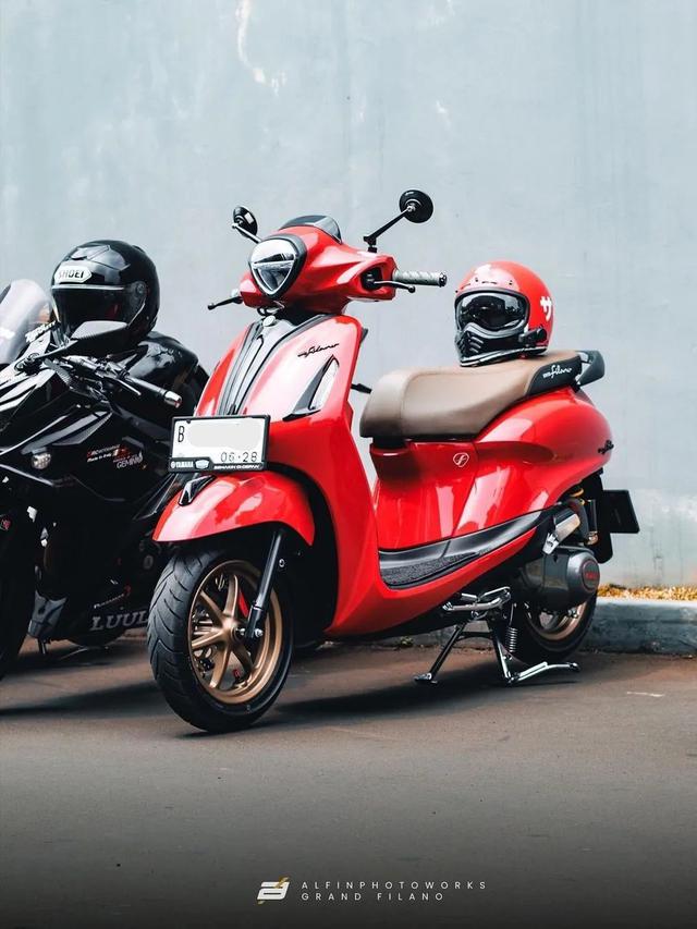 10 Potret Modifikasi Yamaha Grand Filano, Gaya Klasiknya Bikin Enggak Bisa Berpaling!