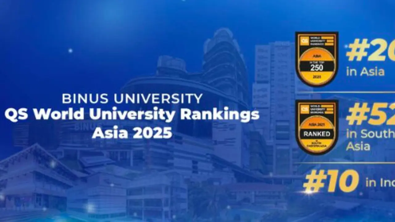 BINUS University Naik 20 Peringkat di Asia, Bukti Konsistensi dalam Meningkatkan Kualitas Pendidikan
