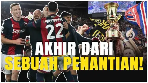 VIDEO: 51 Tahun Menunggu, Vincenzo Italiano Bawa Bologna Juara Coppa Italia Lagi!