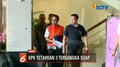 KPK telah menetapkan tiga tersangka terkait kasus suap pengisian jabatan di Kementerian Agama.