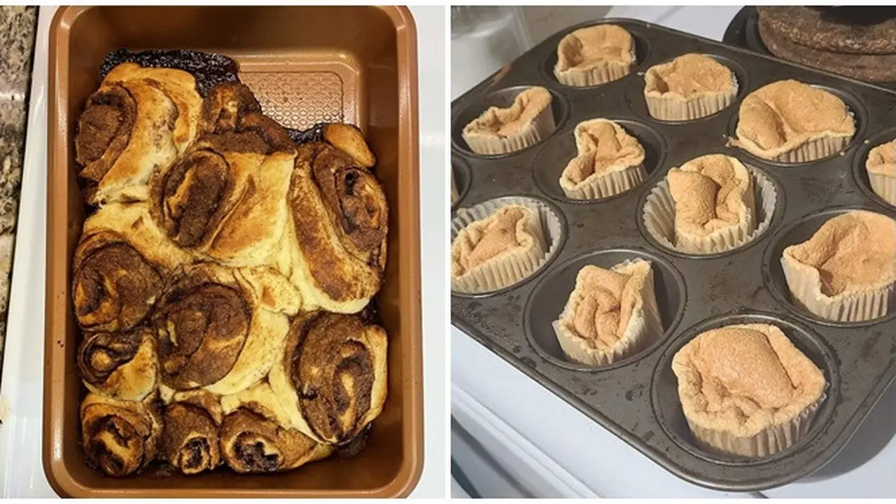 6 Potret Kue Gagal Usai Keluar dari Oven Ini Penampakannya Bikin Kecewa