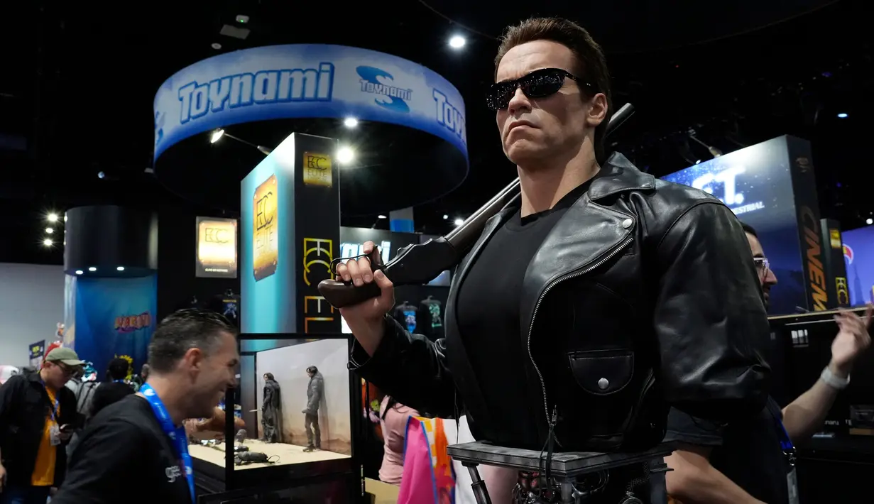 Comic-Con International merupakan pameran buku komik dan budaya pop. Pada tahun ini diselenggarakan di kota San Diego, California. (AP Photo/Chris Pizzello)