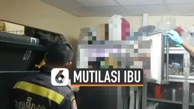 VIDEO: Anak Mutilasi Ibu, Potongan Tubuh Disimpan dalam Kulkas