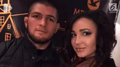 Beredar di internet yang diduga sosok istri Khabib Nurmagomedov, benarkah itu istrinya?