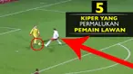 Video lima kiper yang mempunyai skill menggocek lawan pemain, salah satunya Jasper Cillessen pemain asal Belanda yang saat ini bermain di klub Barcelona.