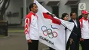 Presiden Joko Widodo atau Jokowi saat upacara pelepasan Kontingen Indonesia untuk SEA Games 2019 Filipina di Istana Bogor, Jawa Barat, Rabu (27/11/2019). Sebanyak 841 atlet Indonesia akan bertanding pada SEA Games Filipina di 51 cabang olahraga. (Liputan6.com/Angga Yuniar)
