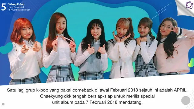 [Bintang] 5 Grup K-Pop yang Comeback di Awal Bulan Februari