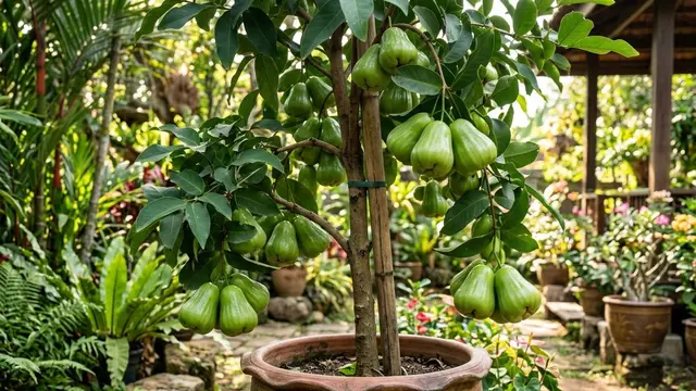 jenis jambu air cepat berbuah di pot