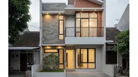 Desain Kontemporer dengan Sentuhan Batu Alam/Rumah Sederhana Type 36 Lantai 2 (Sumber: gemini.com)