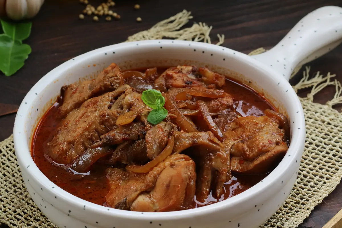 resep koweng ayam masak kandis