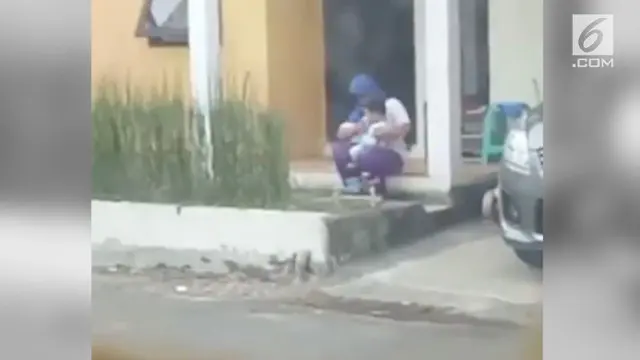 VIDEO: Viral, Pengasuh Tega Siksa Bayi di Garut