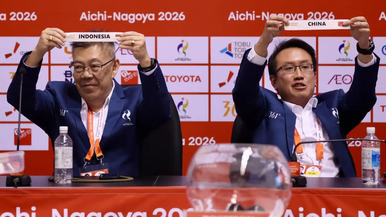 Undian beregu putra dan beregu putri bulutangkis Asian Games 2026
