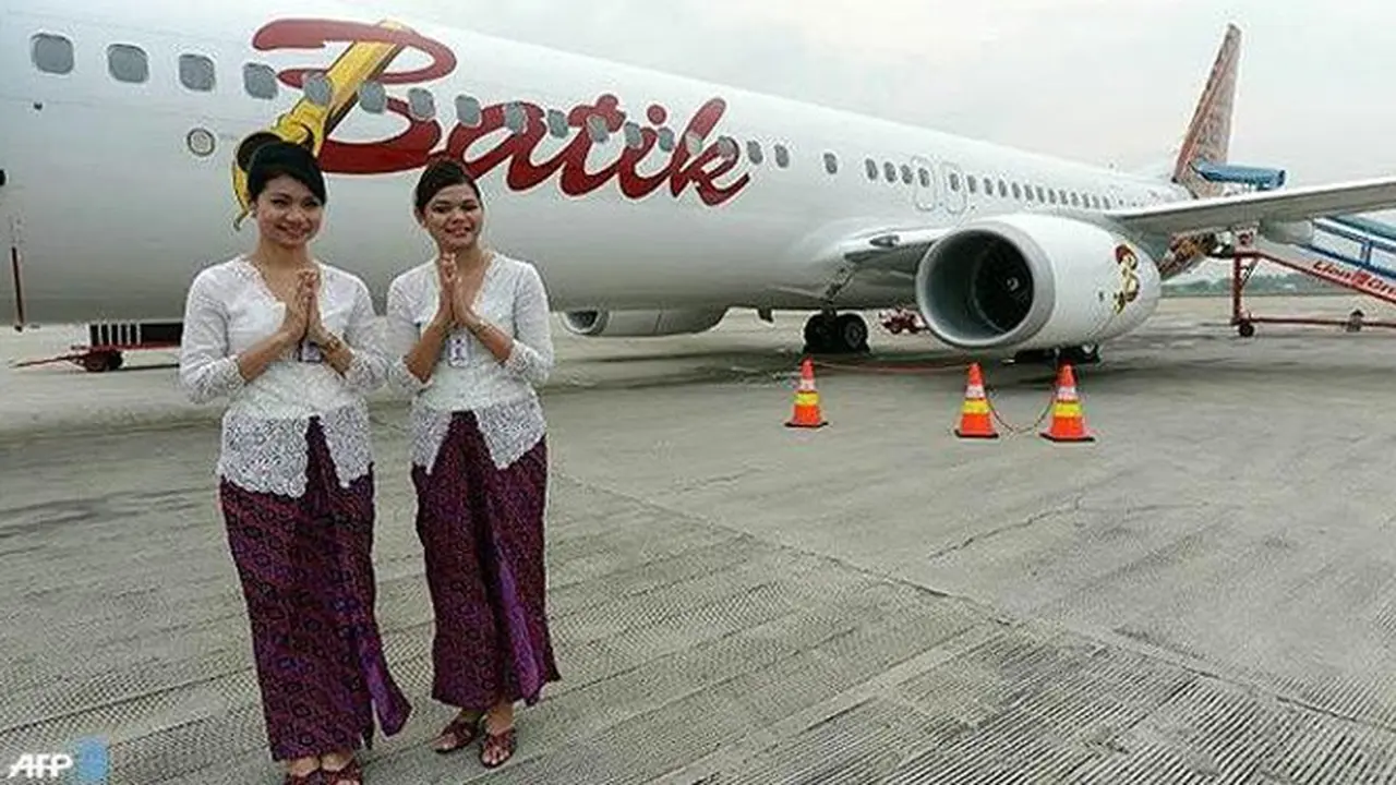 Maskapai penerbangan Batik Air.