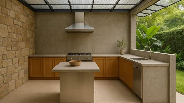 Model Dapur Tradisional Modern (Foto: ChatGPT)