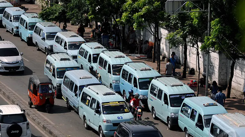 Jadi Biang Macet, Angkot Ngetem Akan Dikandangkan 