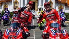 Pembalap Ducati Lenovo Team, Pecco Bagnaia dan Marc Marquez (c) Ducati Corse