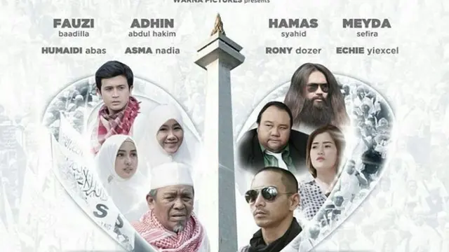 Film 212 The Power of Love terinspirasi dari kejadian nyata yang terjadi di Indonesia.
