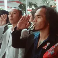 Slank tampil di Istana Negara dengan gaya elegan, namun tetap rock n roll. (via slankdotcom Twitter)