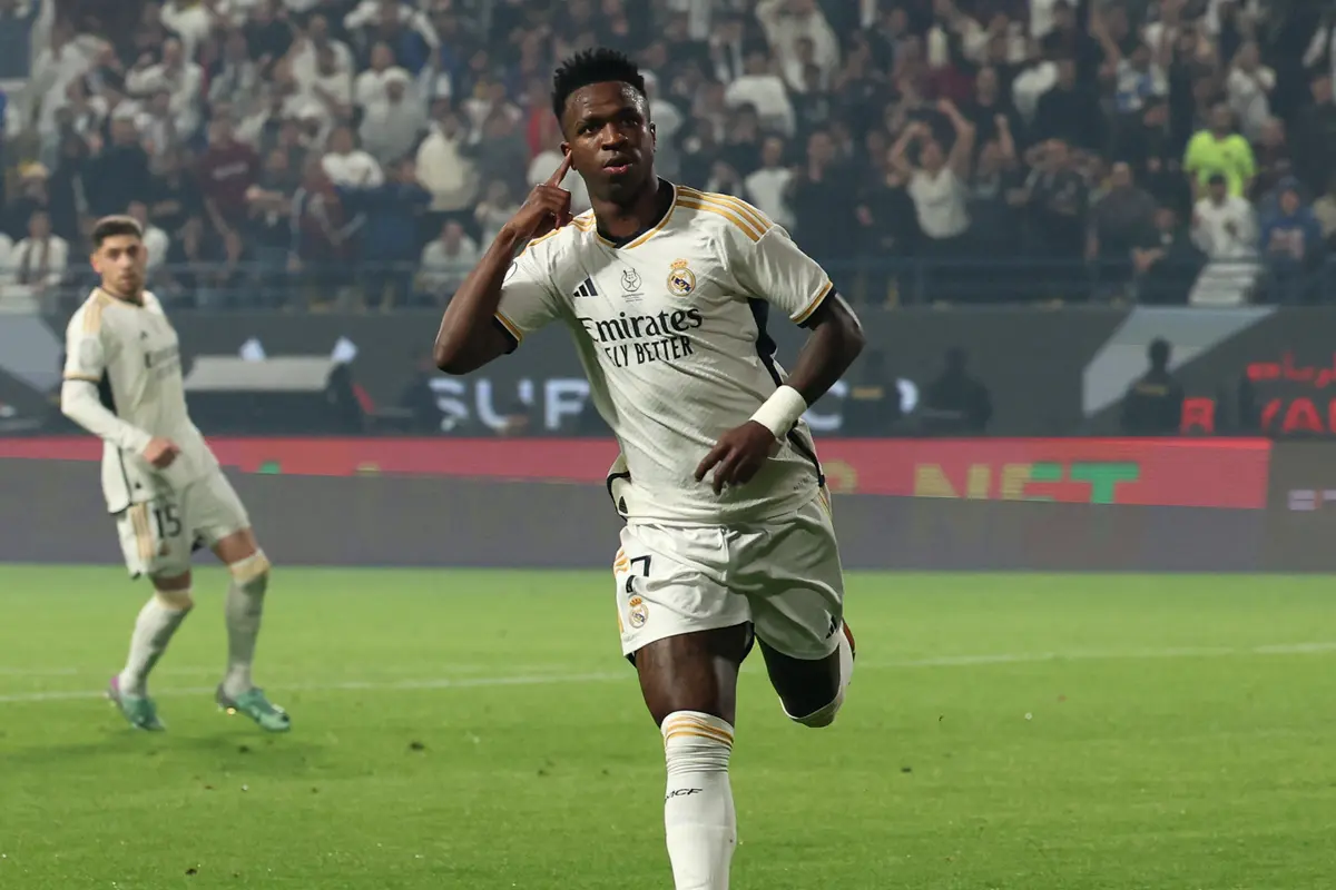 Vinicius Jr - Real Madrid - Piala Super Spanyol