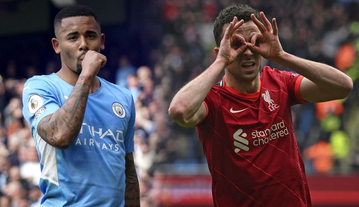 Laga panas antara Manchester City dan Liverpool di Liga Inggris berakhir dengan skor imbang 2-2. Tensi tinggi dari kedua klub terpancar dari beragam ekspresi yang ditunjukkan oleh para pemain, pelatih, bahkan fans mereka. Berikut ragam ekspresinya. (Foto Kolase: AP/Jon Super dan AFP/Paul Ellis)