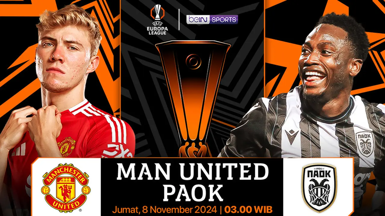 Pertandingan Liga Europa: Manchester United vs PAOK Matchweek 4 di Vidio