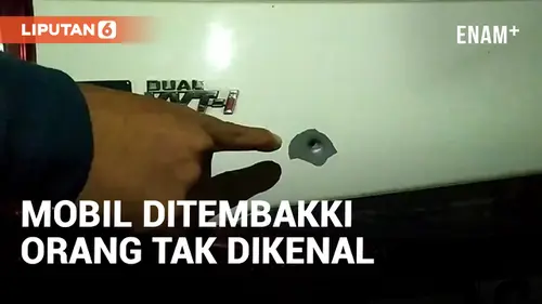 VIDEO: Mobil yang Ditumpangi Anggota TNI dan Ormas Ditembaki Orang Tak Dikenal