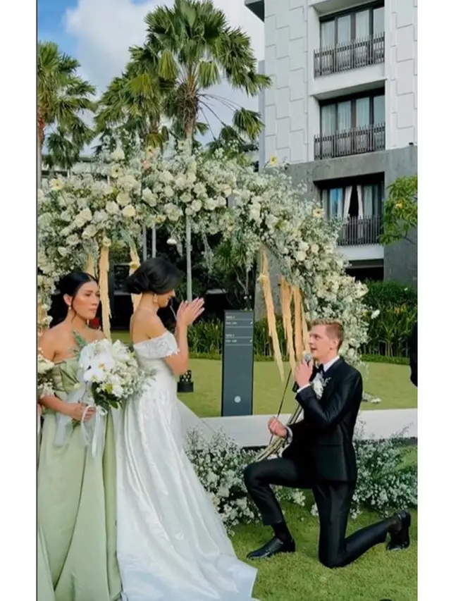 6 Momen Pertunangan Lucinta Luna dan Kekasih, Digelar di Bali Bak Pernikahan
