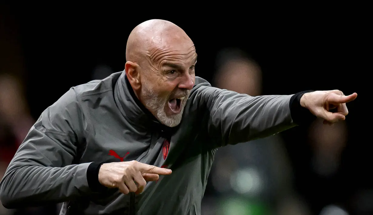 Sebelumnya di leg pertama, tim racikan pelatih Stefano Pioli ini menang 3-0. (LOIC VENANCE/AFP)