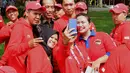 Presiden Joko Widodo melepas kontingen Indonesia untuk Asian Para Games 2018. Acara pelepasan digelar di halaman tengah Istana Merdeka pada Selasa, 2 Oktober 2018. (Kris - Biro Pers Setpres)