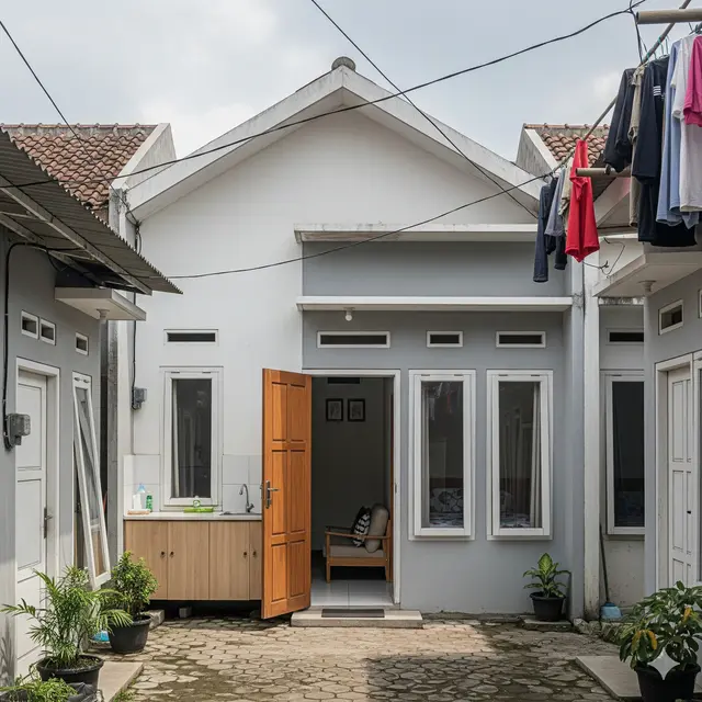 Desain Rumah Sempit Ukuran 4x6 tapi Tetap Estetik. Gemini