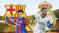 Ilustrasi - Joao Felix - Barcelona, Joselu - Real Madrid (Bola.com/Adreanus Titus)
