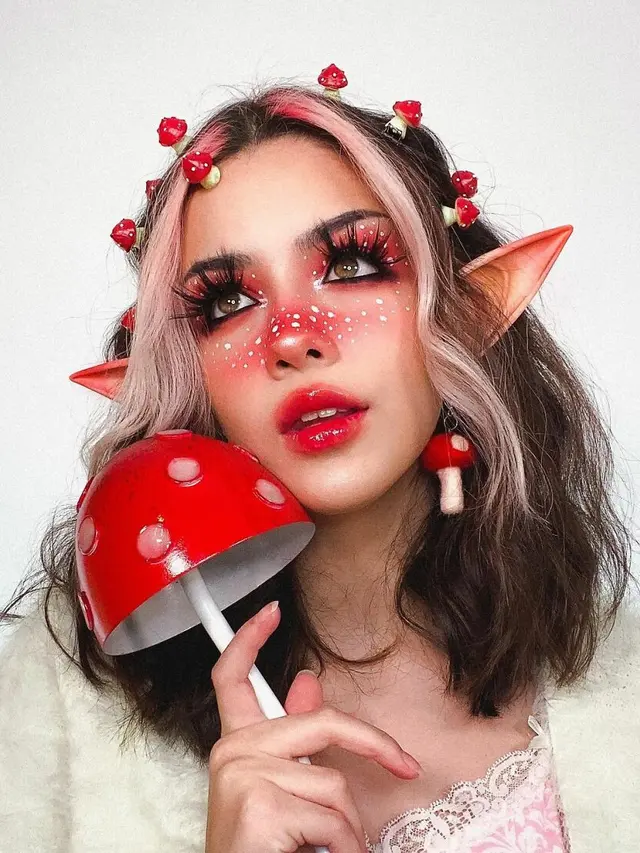 Wanita Ini Buat Ide Makeup Halloween 3D, 7 Hasilnya Curi Perhatian