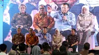 Menteri Kelautan dan Perikanan Edhy Prabowo lepas ekspor raya 20.151 ton hasil perikanan dari Pelabuhan Teluk Lamong. (Dok. KKP)