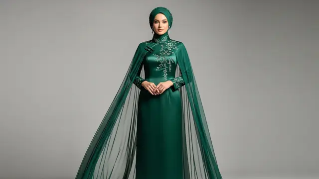 Model Baju Cheongsam Wanita Hijab Tren 2026