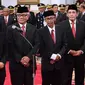 Dewan Pengawas KPK di Istana Negara, Jumat (20/12/2019). (foto: Biro Pers Setpres)