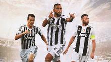 Juventus - Stephan Lichtsteiner, Andrea Barzagli, Medhi Benatia (Bola.com/Adreanus Titus)