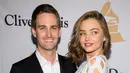 Evan Spiegel pria berusia 26 tahun ini adalah penemu aplikasi Snapchat yang kini menjadi calon pendamping Miranda Kerr. Evan telah melamar supermodel ini beberapa hari yang lalu. (AFP/Bintang.com)