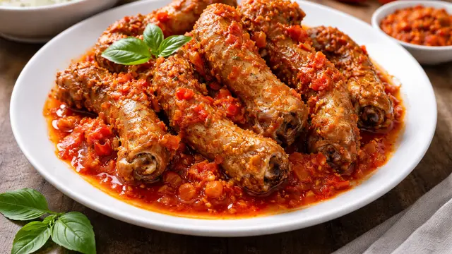 Resep Leher Ayam Balado (Foto: ChatGPT)