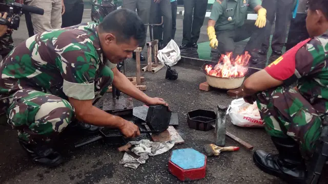 Perkenalkan, Paving Block Plastik Hasil Olahan Anggota Kodim Garut