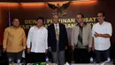 Diskusi ‘Revolusi Mental dalam Memperkuat Implementasi Hukum di Indonesia Menuju Indonesia Bersih dan Berdaulat’ di Kantor DPP Hanura, Jakarta, Jumat  (10/10/2014) (Liputan6.com/Faisal R Syam)