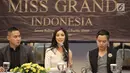 President Miss Grand Indonesia, Dikna Faradiba saat memberikan keterangan pers kontes kecantikan Miss Grand Indonesia 2018 di Jakarta, Jumat (6/7). Kontes kecantikan akan diadakan pada 9 hingga 21 Juli 2018. (Liputan6.com/Faizal Fanani)
