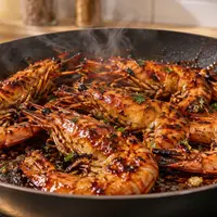 Udang Bakar Madu Teflon (AI Generated)