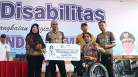 Pecahkan Rekor MURI, Ribuan Penyandang Disabilitas Ramaikan Jalan Sehat HUT ke-343 Bandar Lampung