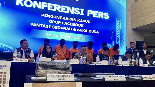 Bareskrim Polri telah menangkap enam orang terkait kasus grup Facebook Fantasi Sedarah yang ditangkap di berbagai tempat terpisah di Jawa dan Sumatera.