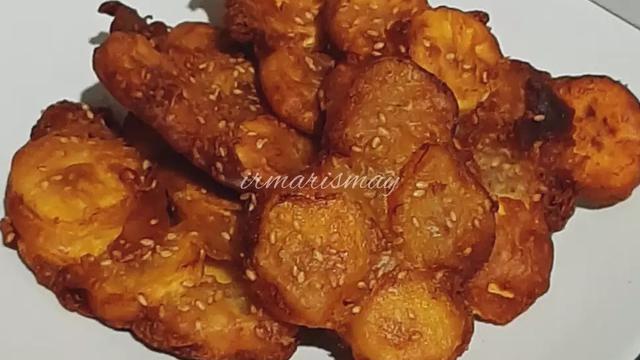 Resep pisang goreng madu wijen. (dok. Cookpad @irmarismay)
