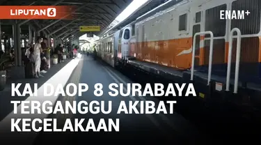 Imbas Kecelakaan KA Turangga, 2 Perjalanan Kereta Api Wilayah Surabaya Terganggu