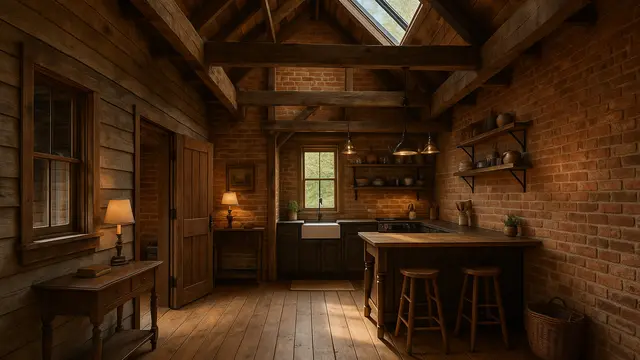 Model Rumah Kecil Sederhana dengan Void Dapur (Foto: ChatGPT)